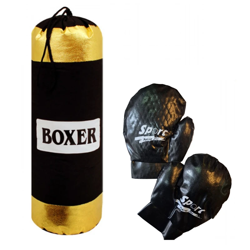 Kids Boxing Bag with Gloves 55 cm – Safe Exercise Toy for Kids Home Workout and Energy Release for Ages 3+ (20119-4)
